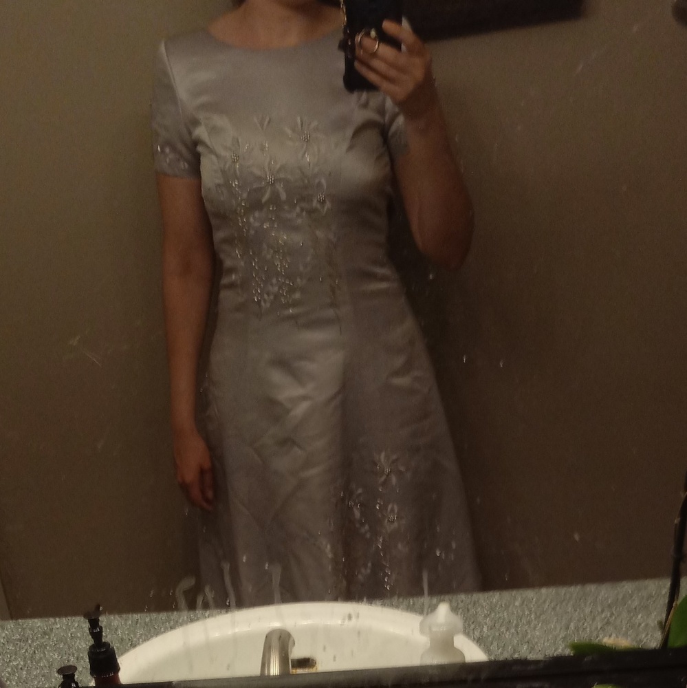 Silver Formal Dress